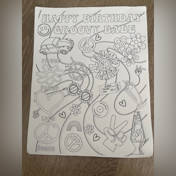 Two Groovy Party Decor - Picture 5 of 9